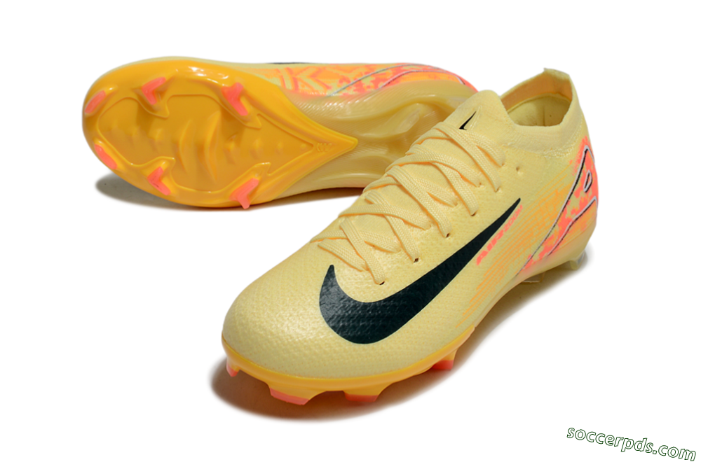 Nike Air Zoom Mercurial Vapor 16 Elite FG Low-Tops Football Boots - Yellow/Black/Red 3