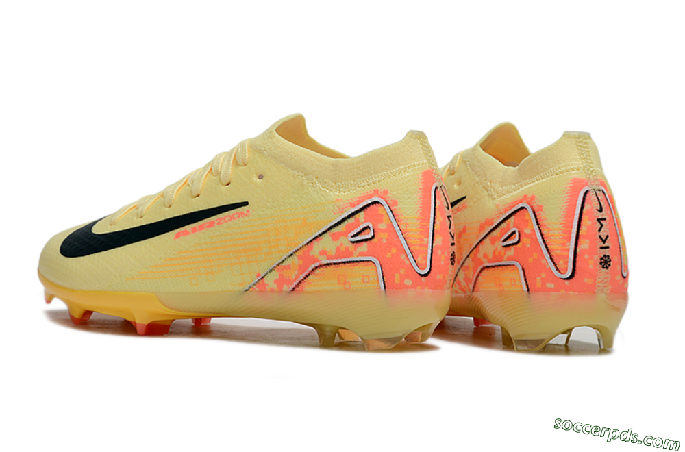 Nike Air Zoom Mercurial Vapor 16 Elite FG Low-Tops Football Boots - Yellow/Black/Red 5