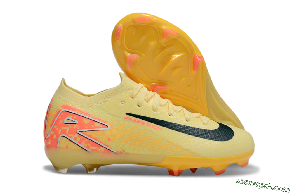 Nike Air Zoom Mercurial Vapor 16 Elite FG Low-Tops Football Boots - Yellow/Black/Red 1