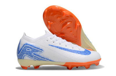 Nike Air Zoom Mercurial Vapor 16 Elite FG Low-Tops Football Boots - White/Blue/Red