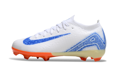 Nike Air Zoom Mercurial Vapor 16 Elite FG Low-Tops Football Boots - White/Blue/Red