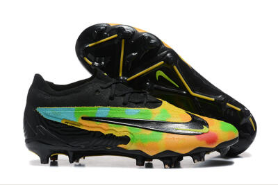 Nike Phantom GX Elite FG Low-Tops Football Boots - Black/Rainbow