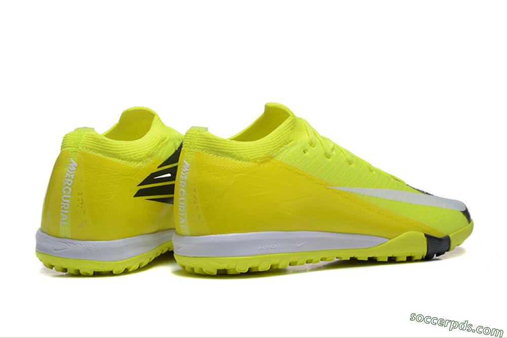 Nike Air Zoom Mercurial Vapor 16 Elite TF Low-Tops Football Shoes - Yellow/Black/White 9