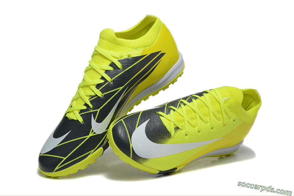 Nike Air Zoom Mercurial Vapor 16 Elite TF Low-Tops Football Shoes - Yellow/Black/White 6