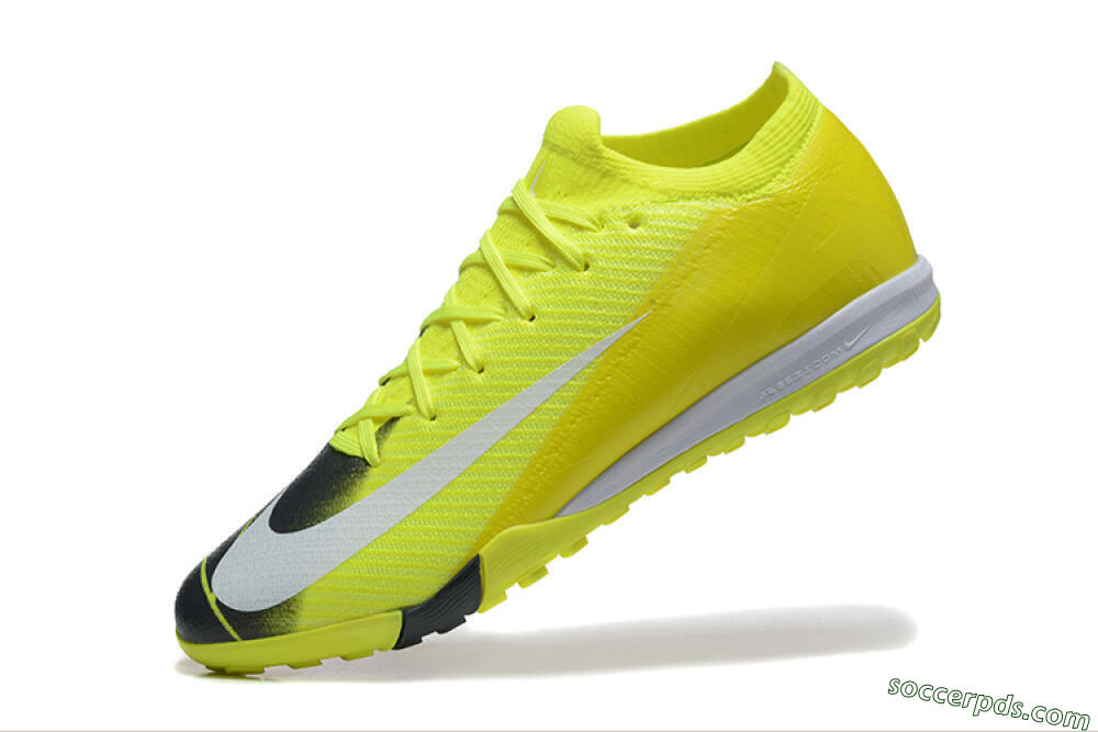 Nike Air Zoom Mercurial Vapor 16 Elite TF Low-Tops Football Shoes - Yellow/Black/White 8