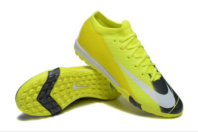 Nike Air Zoom Mercurial Vapor 16 Elite TF Low-Tops Football Shoes - Yellow/Black/White