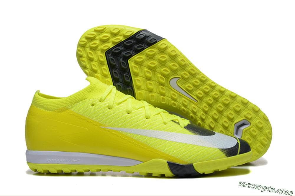 Nike Air Zoom Mercurial Vapor 16 Elite TF Low-Tops Football Shoes - Yellow/Black/White 1