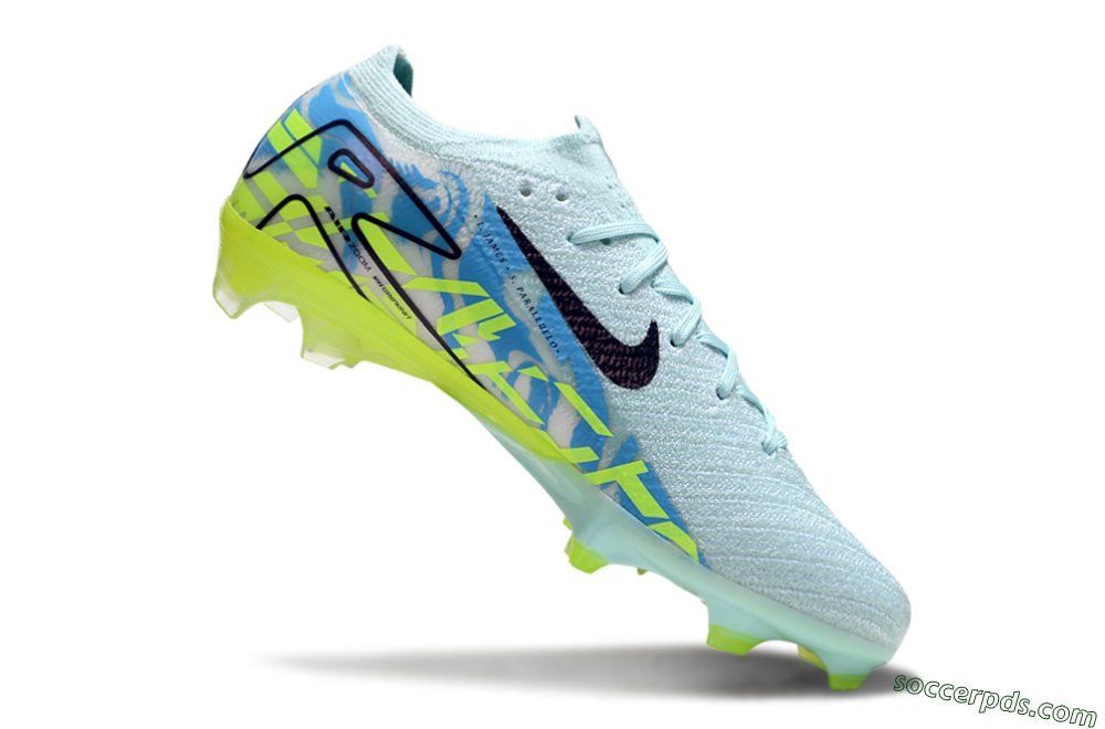 Nike Air Zoom Mercurial Vapor 16 Elite FG Low-Tops Football Boots - Jade/Blue/Yellow 4