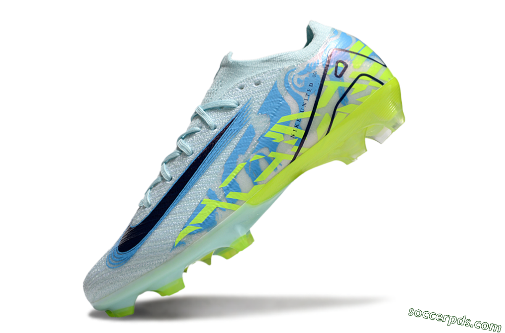 Nike Air Zoom Mercurial Vapor 16 Elite FG Low-Tops Football Boots - Jade/Blue/Yellow 5