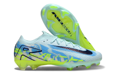Nike Air Zoom Mercurial Vapor 16 Elite FG Low-Tops Football Boots - Jade/Blue/Yellow