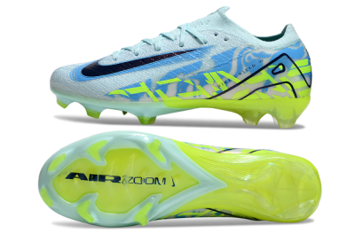 Nike Air Zoom Mercurial Vapor 16 Elite FG Low-Tops Football Boots - Jade/Blue/Yellow