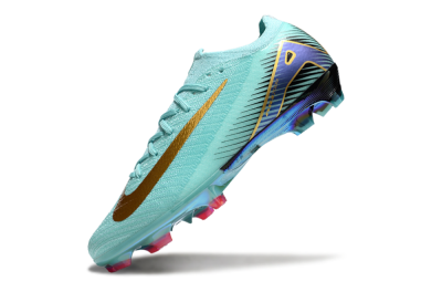 Nike Air Zoom Mercurial Vapor 16 Elite FG Low-Tops Football Boots - Jade/Gold/Blue