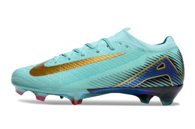 Nike Air Zoom Mercurial Vapor 16 Elite FG Low-Tops Football Boots - Jade/Gold/Blue