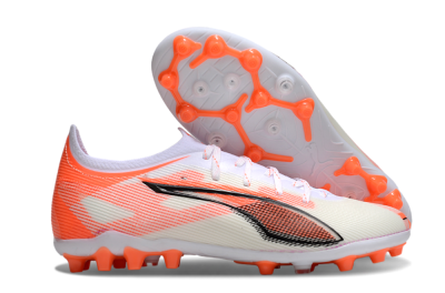 Puma Ultra 5 Ultimate AG Low-Tops Football Boots - White/Red/Black