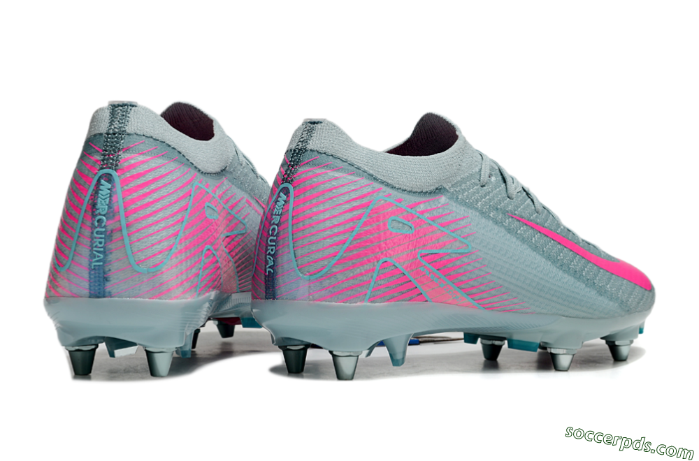 Nike Air Zoom Mercurial Vapor 16 Elite SG Low-Tops Football Boots - Jade/Pink 6