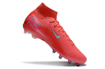 Nike Air Zoom Mercurial Superfly 10 Elite AG High-Tops Football Boots - Red/Jade