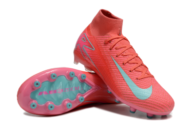 Nike Air Zoom Mercurial Superfly 10 Elite AG High-Tops Football Boots - Red/Jade