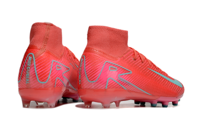 Nike Air Zoom Mercurial Superfly 10 Elite AG High-Tops Football Boots - Red/Jade