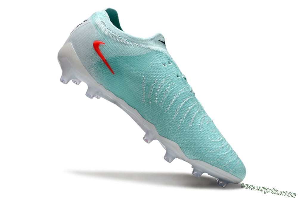 Nike Phantom GX Elite AG Low-Tops Football Boots - Jade/Red/White 4