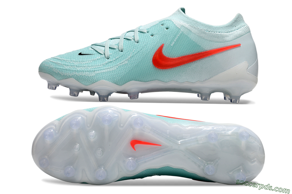 Nike Phantom GX Elite AG Low-Tops Football Boots - Jade/Red/White 0