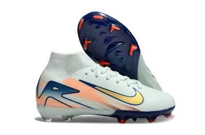 Nike Air Zoom Mercurial Superfly 10 Elite FG High-Tops Football Boots - Jade/Gold/Blue