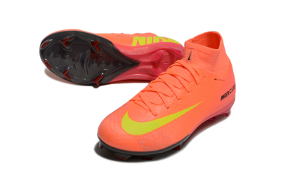 Nike Air Zoom Mercurial Superfly 10 Elite FG High-Tops Football Boots - Red/Yellow/Black