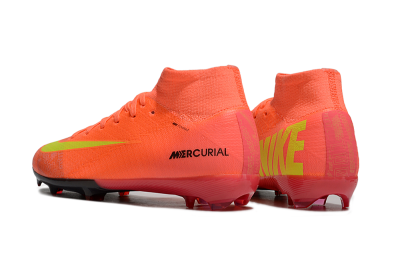 Nike Air Zoom Mercurial Superfly 10 Elite FG High-Tops Football Boots - Red/Yellow/Black