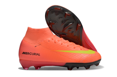 Nike Air Zoom Mercurial Superfly 10 Elite FG High-Tops Football Boots - Red/Yellow/Black