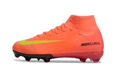 Nike Air Zoom Mercurial Superfly 10 Elite FG High-Tops Football Boots - Red/Yellow/Black