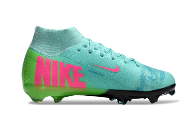 Nike Air Zoom Mercurial Superfly 10 Elite FG High-Tops Football Boots - Jade/Pink/Yellow