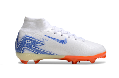 Nike Air Zoom Mercurial Superfly 10 Elite FG High-Tops Football Boots - White/Blue/Red