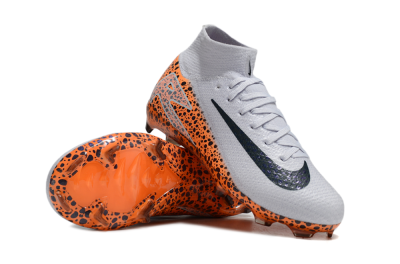 Nike Air Zoom Mercurial Superfly 10 Elite FG High-Tops Football Boots - Grey/Black/Leopard