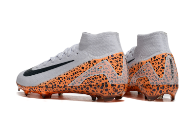 Nike Air Zoom Mercurial Superfly 10 Elite FG High-Tops Football Boots - Grey/Black/Leopard