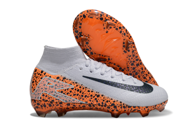 Nike Air Zoom Mercurial Superfly 10 Elite FG High-Tops Football Boots - Grey/Black/Leopard