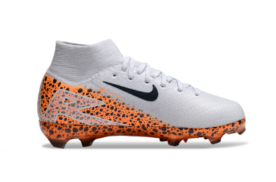 Nike Air Zoom Mercurial Superfly 10 Elite FG High-Tops Football Boots - Grey/Black/Leopard