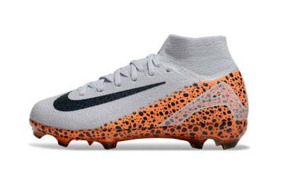 Nike Air Zoom Mercurial Superfly 10 Elite FG High-Tops Football Boots - Grey/Black/Leopard
