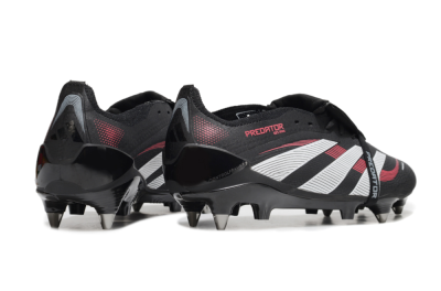 Adidas Predator 25 Elite Foldover Tongue SG Low-Tops Football Boots - Black/White/Red