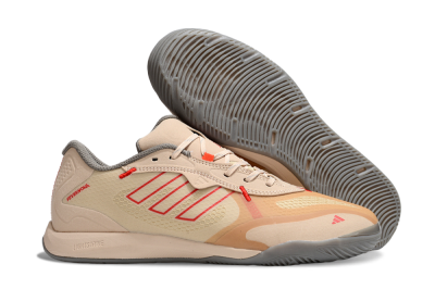 Adidas Fevernova IC Low-Tops Football Shoes - Pink/Brown/Red