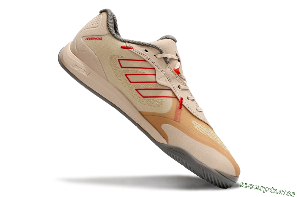 Adidas Fevernova IC Low-Tops Football Shoes - Pink/Brown/Red 4