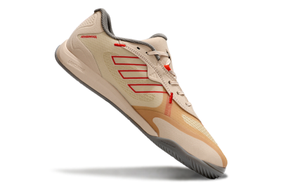Adidas Fevernova IC Low-Tops Football Shoes - Pink/Brown/Red