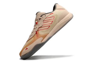 Adidas Fevernova IC Low-Tops Football Shoes - Pink/Brown/Red