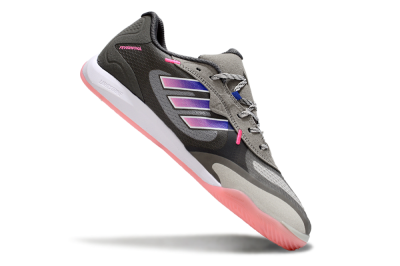 Adidas Fevernova IC Low-Tops Football Shoes - Grey/Purple/Pink