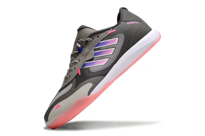 Adidas Fevernova IC Low-Tops Football Shoes - Grey/Purple/Pink