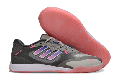 Adidas Fevernova IC Low-Tops Football Shoes - Grey/Purple/Pink