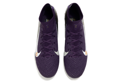 Nike Air Zoom Mercurial Superfly 10 Elite SG High-Tops Football Boots - Purple/White/Gold