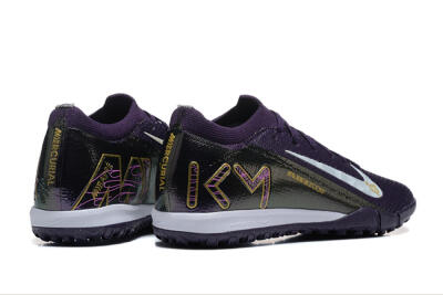 Nike Air Zoom Mercurial Vapor 16 Elite TF Low-Tops Football Shoes - Purple/White/Gold