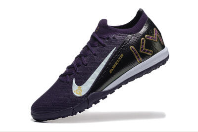 Nike Air Zoom Mercurial Vapor 16 Elite TF Low-Tops Football Shoes - Purple/White/Gold