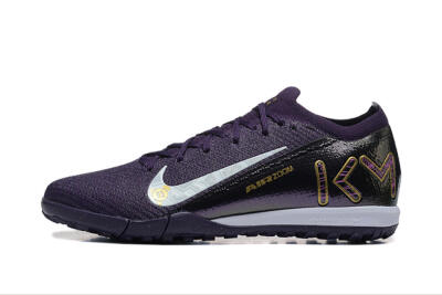 Nike Air Zoom Mercurial Vapor 16 Elite TF Low-Tops Football Shoes - Purple/White/Gold