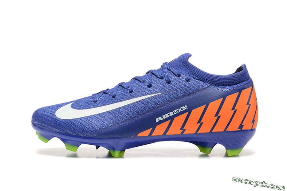 Nike Air Zoom Mercurial Vapor 16 Elite FG Low-Tops Football Boots - Blue/White/Orange 2