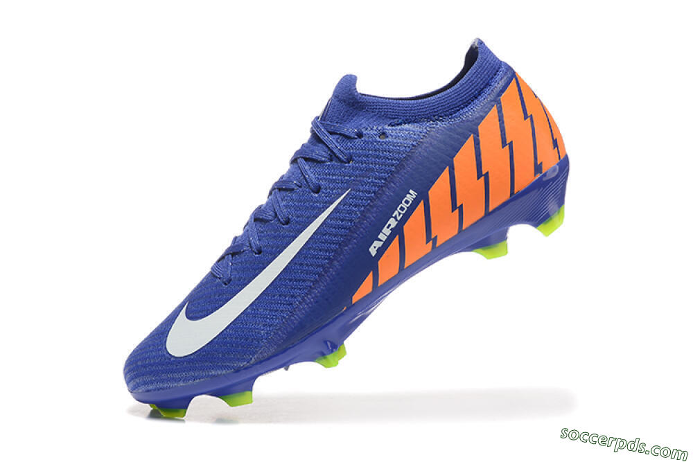 Nike Air Zoom Mercurial Vapor 16 Elite FG Low-Tops Football Boots - Blue/White/Orange 8